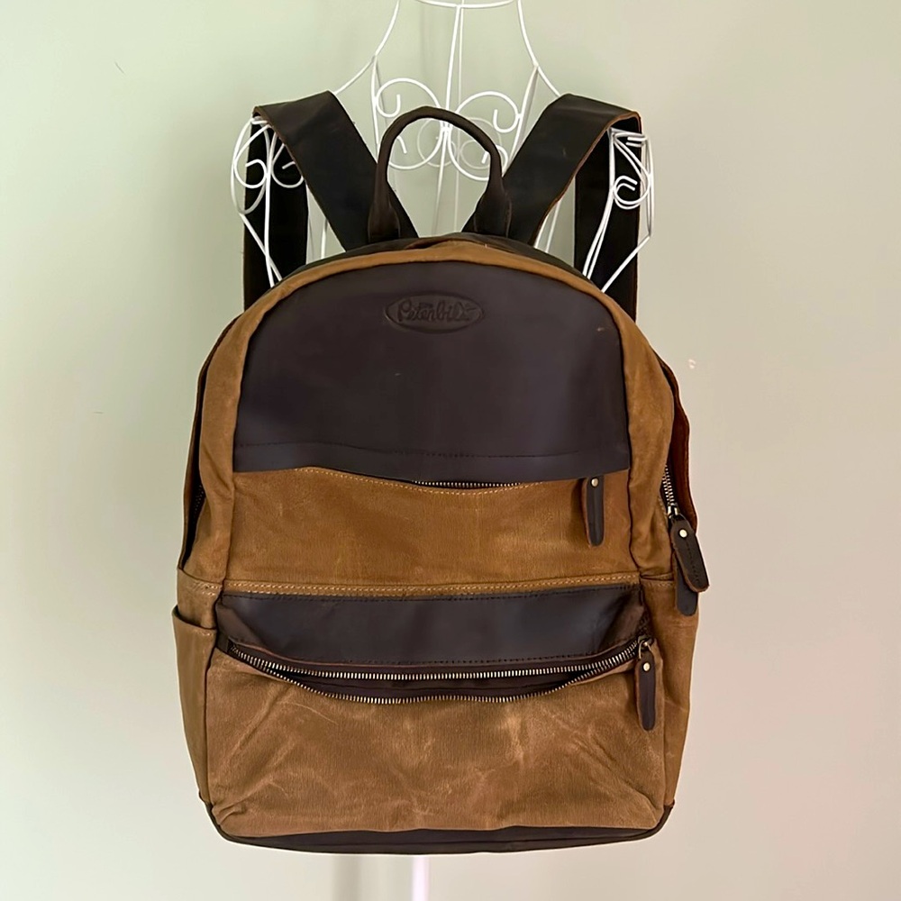 Cambridge Brown Backpack/ 100% leather